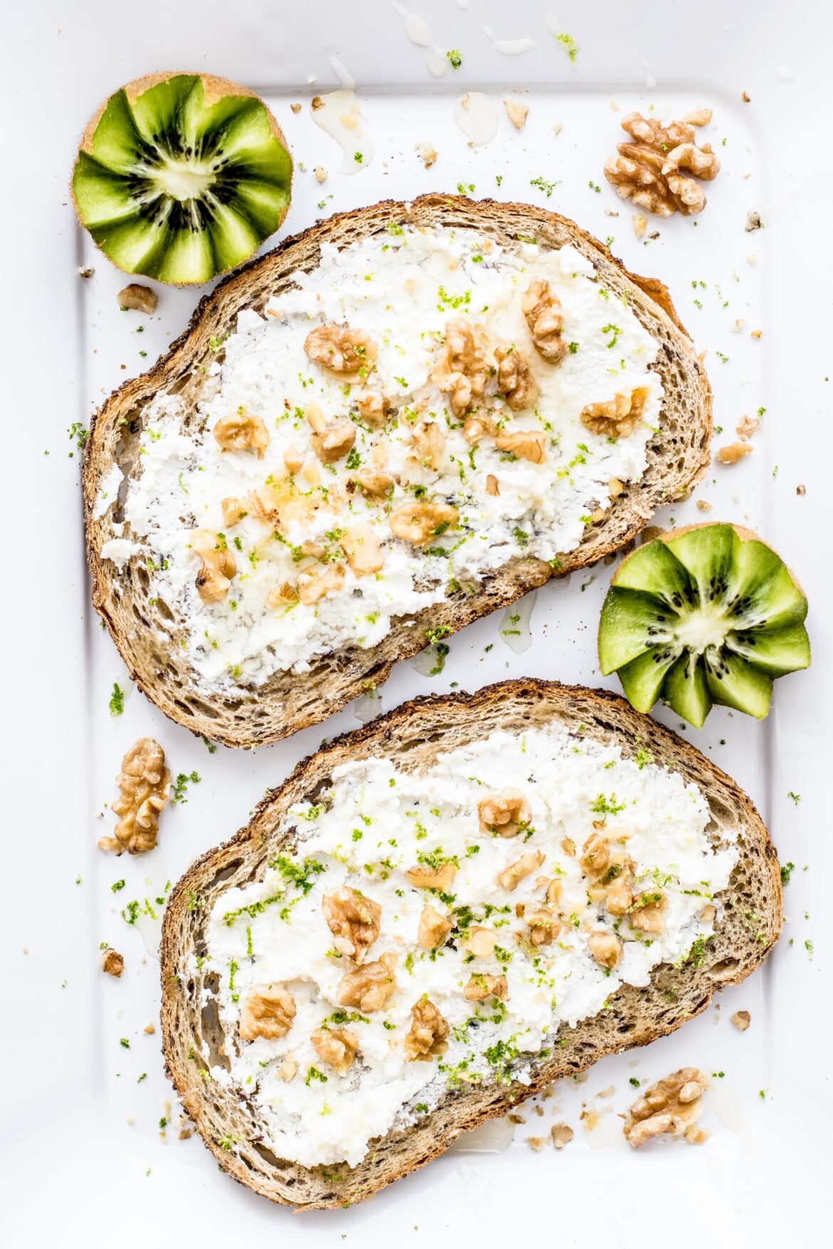 Exotic Tender Chia Bread lime-mal és mézzel (cottage cheese-szel és dióval)